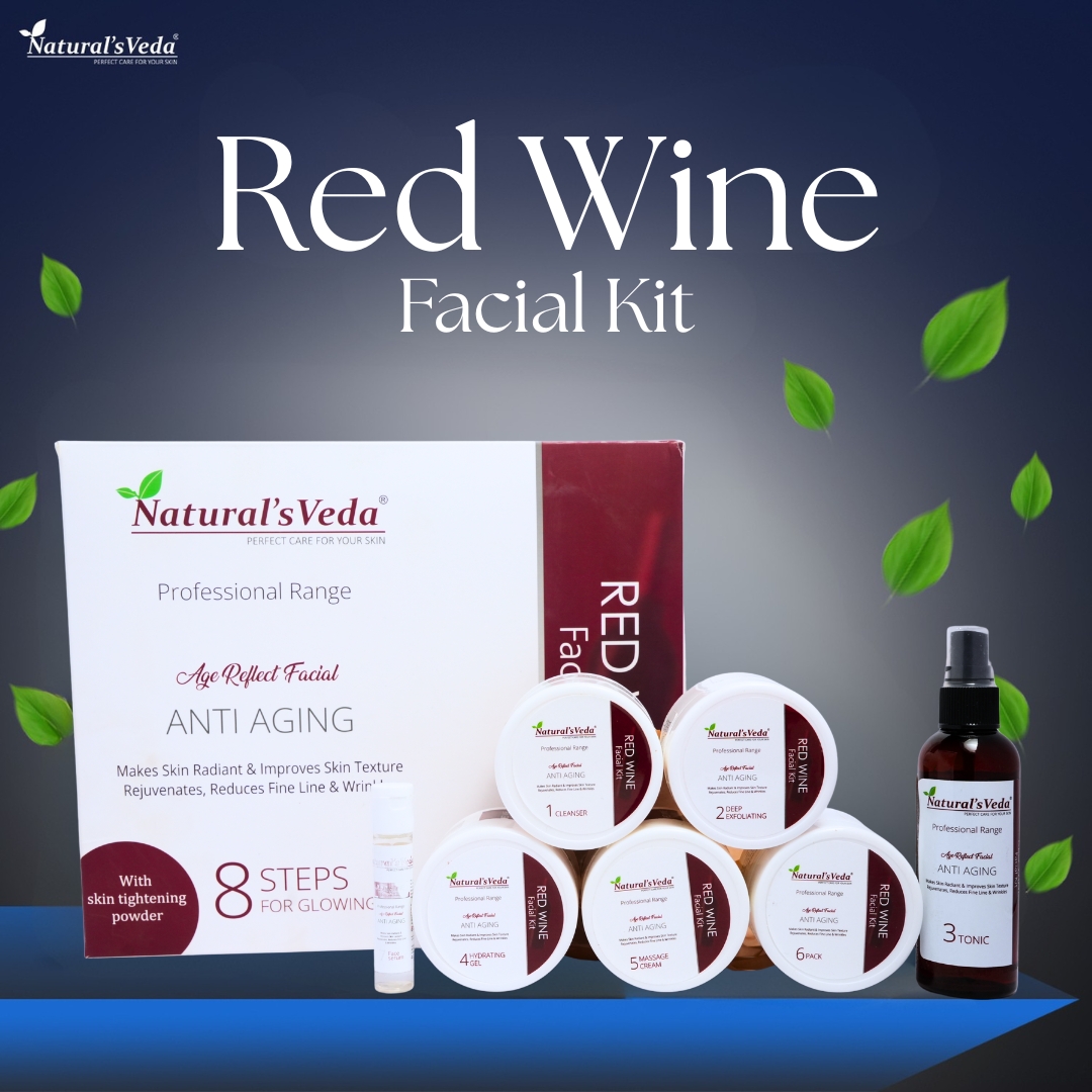 Red Wine Anti Aging Facial Kit